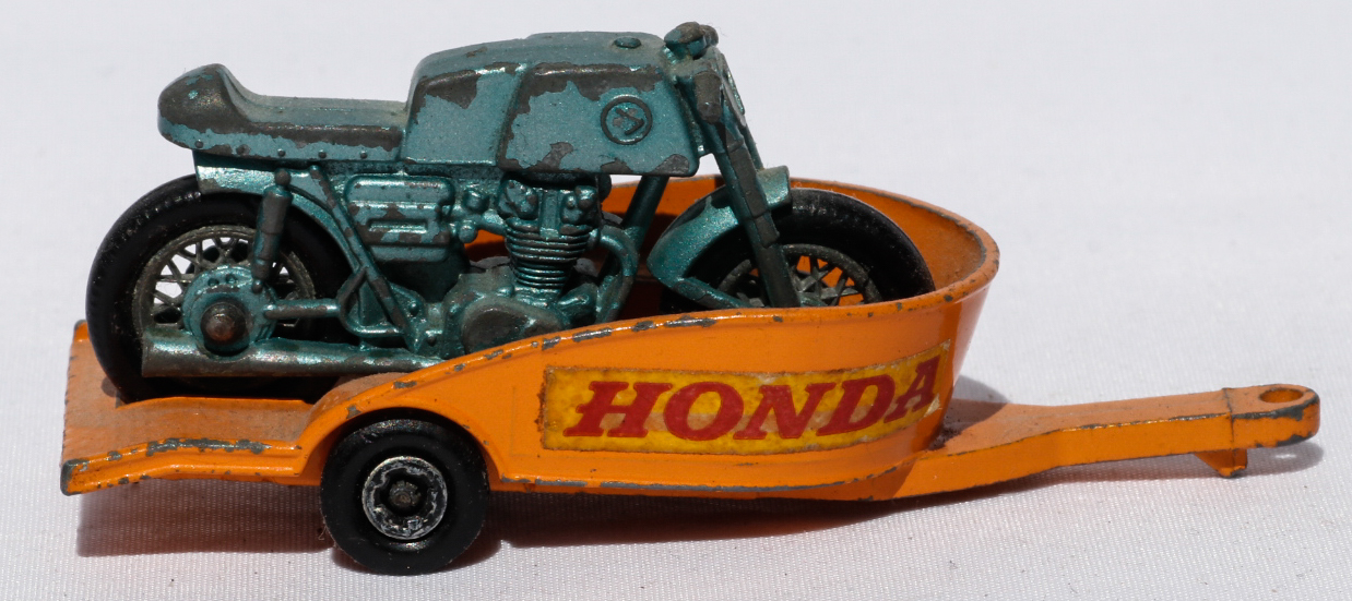 Matchbox Honda motorcycle trailer